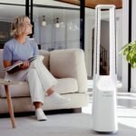 40" Ventilateur tour sans pales avec contrôle intelligent par application - Blanc – Image 2