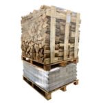 Palette de Mixte Bûches de nuit + Box Bois de chauffage 25cm