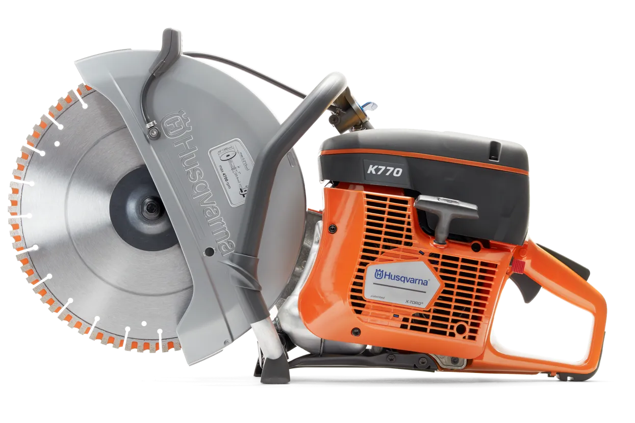 decoupeuse-k-770-350mm-husqvarna.webp Découpeuse thermique Professionnelle K 770 14″ – Husqvarna k770 – 967 68 21-01 – Diam Ø 350 – Alésage 20 – Image 1